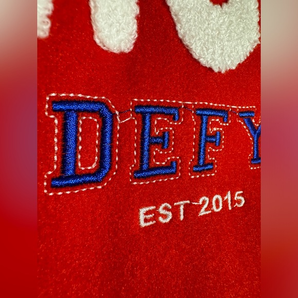 🔥NWT! Rawgear Unisex Embroidered Varsity Letterman Jacket - Picture 8 of 15